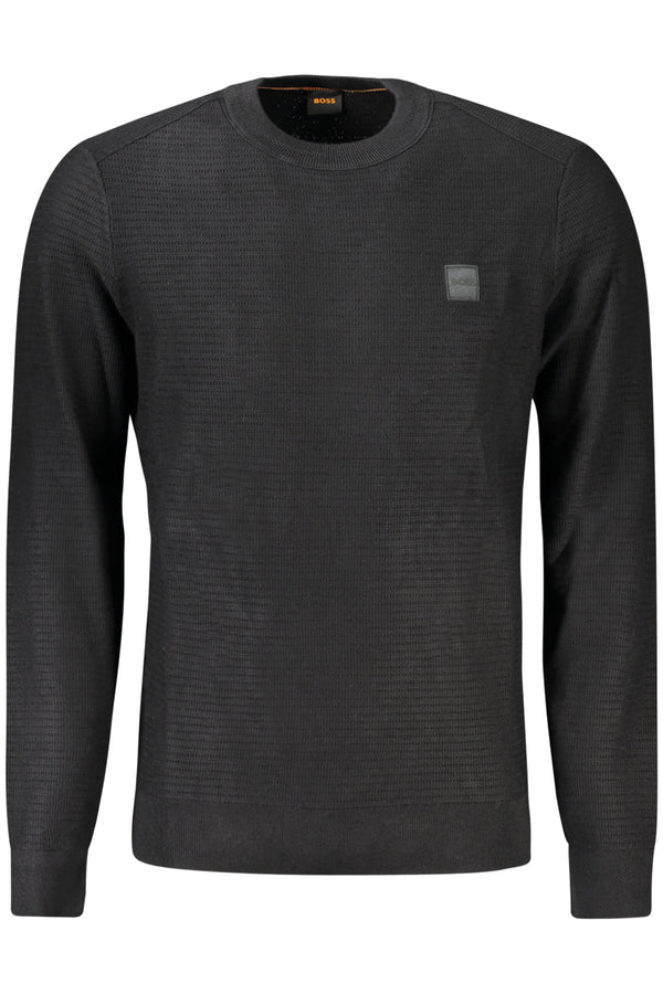 Boss Sweaters Homme Noir - stylesgateway