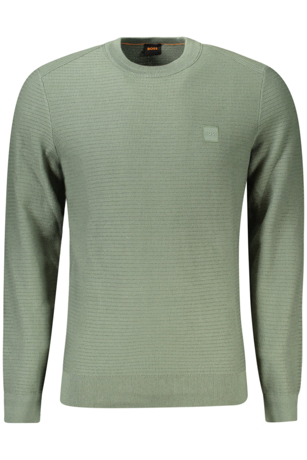 Boss Sweaters Homme Vert - stylesgateway