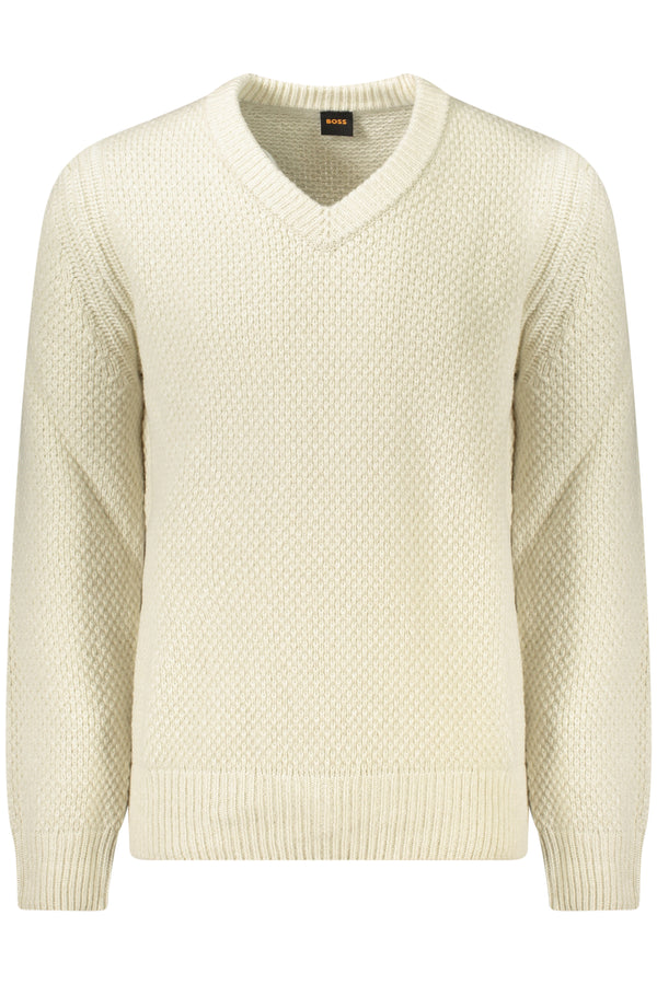 Boss Sweaters Homme Beige - stylesgateway