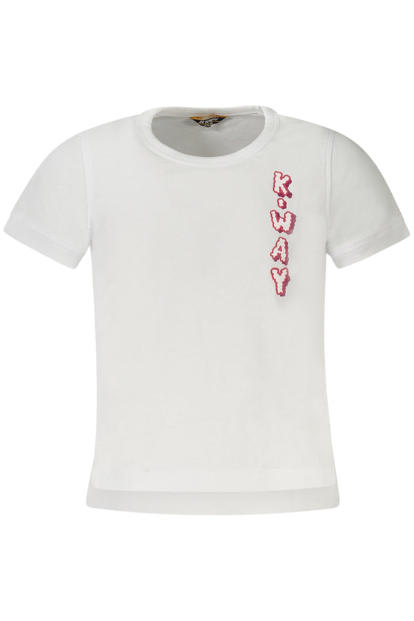 K-Way T-shirts Fille Blanc - stylesgateway