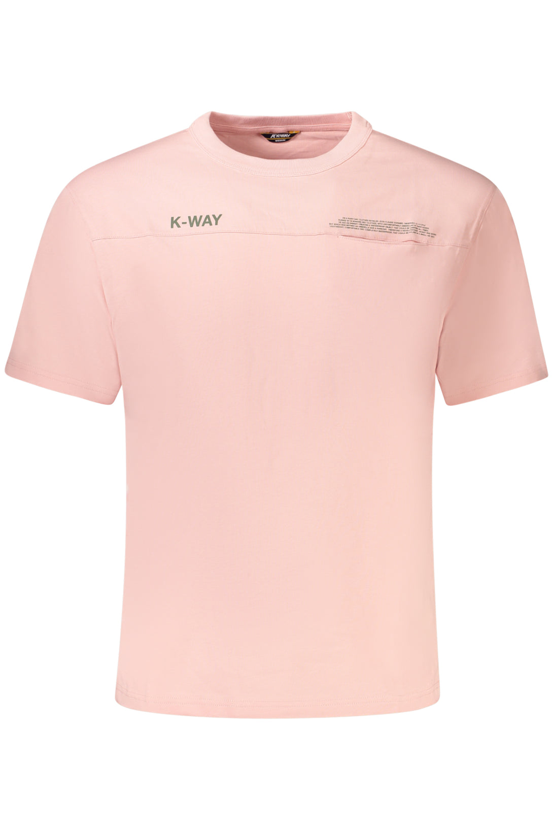 K-Way T-shirts Homme Rose - stylesgateway