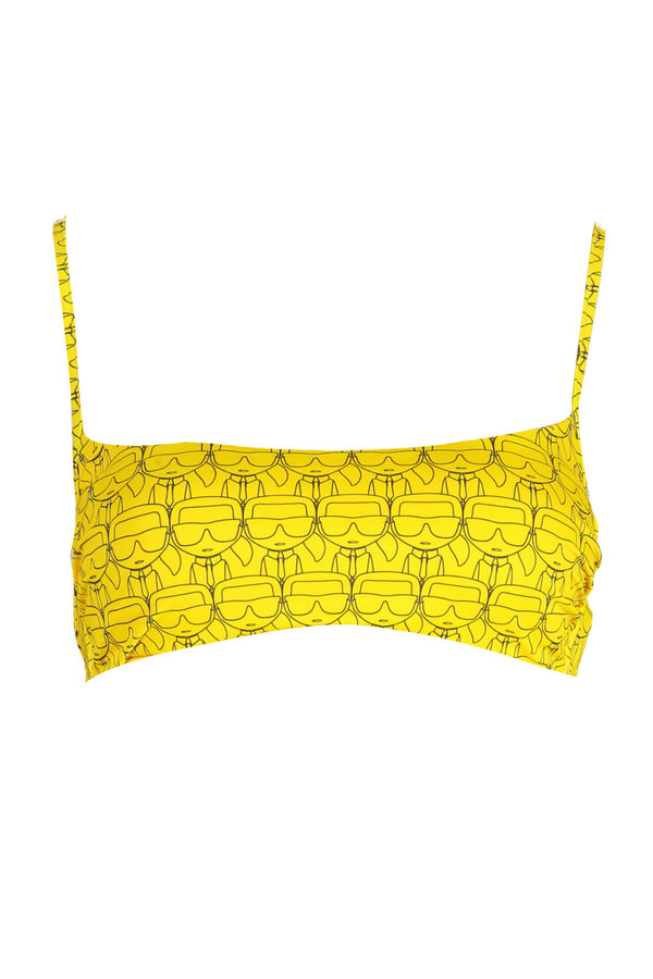 Karl Lagerfeld Beachwear Beachwear Femme Jaune - stylesgateway