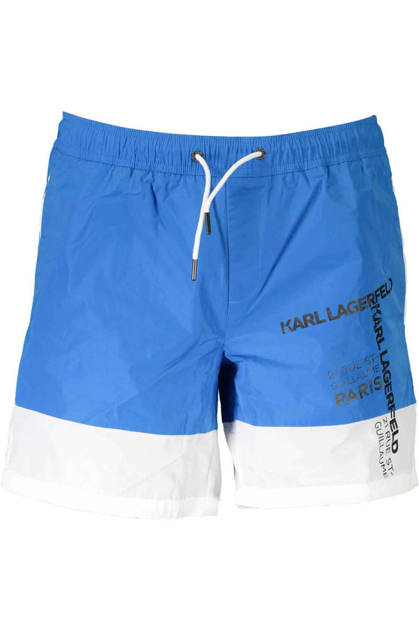 Karl Lagerfeld Beachwear Beachwear Homme Bleu Ciel - stylesgateway