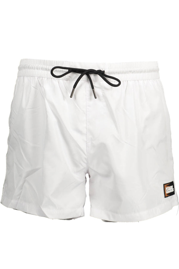 karl lagerfeld beachwear pièces de costume sous l&#39;homme blanc