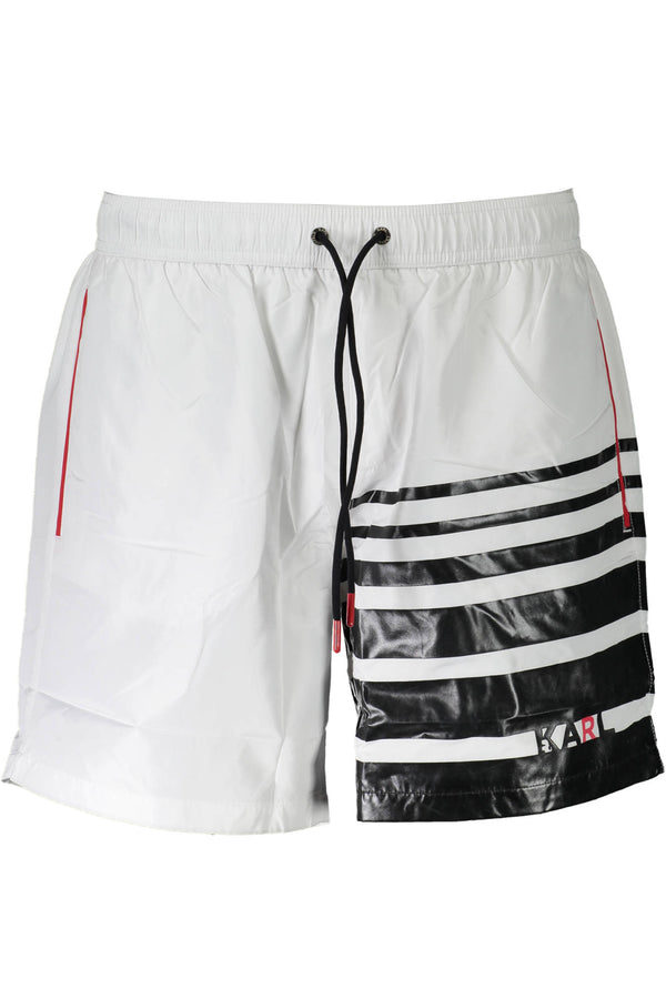 karl lagerfeld beachwear pièces de maillot de bain sous l&#39;homme blanc