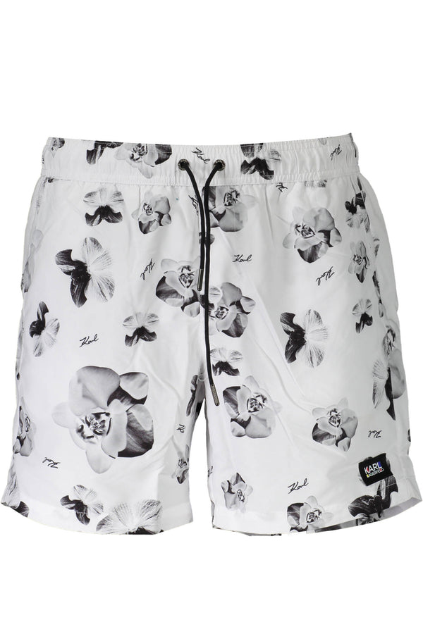 karl lagerfeld beachwear pièces de costume sous l&#39;homme blanc