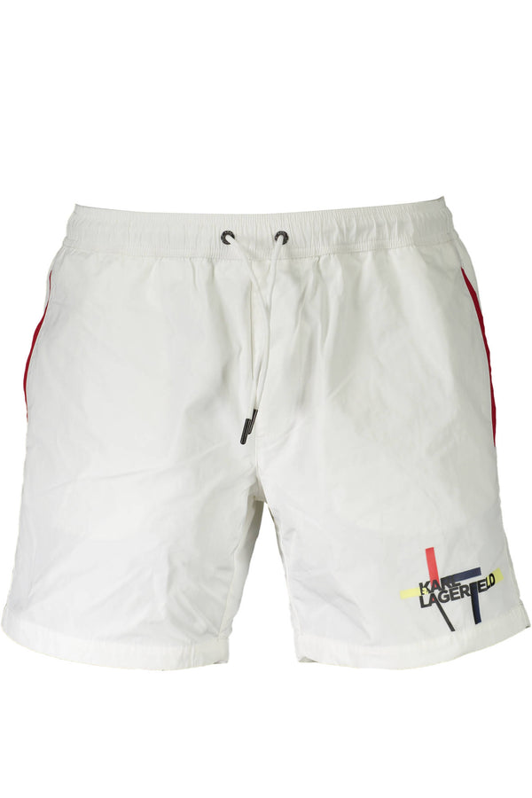 karl lagerfeld beachwear pièces de costume sous l&#39;homme blanc