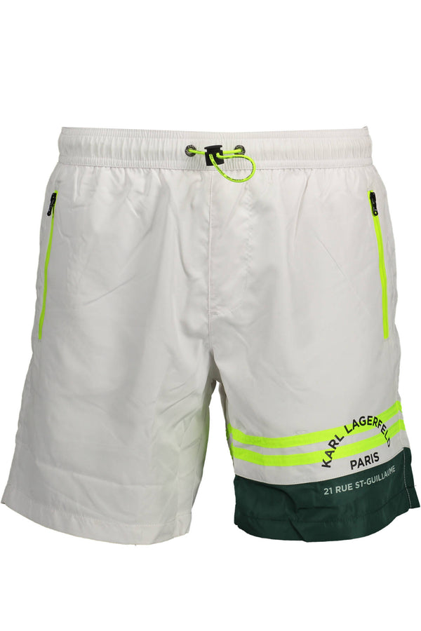 karl lagerfeld beachwear pièces de costume sous l&#39;homme blanc