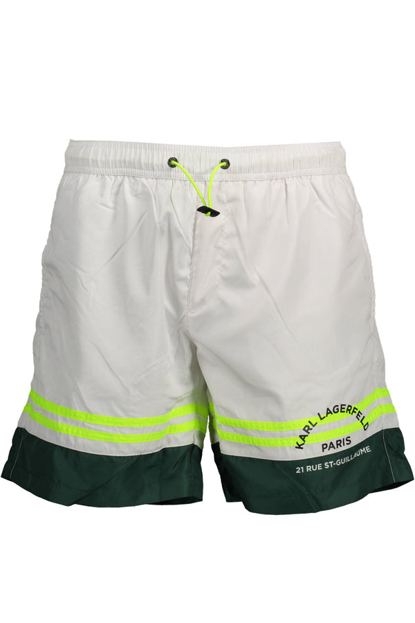 karl lagerfeld beachwear pièces de costume sous l&#39;homme blanc