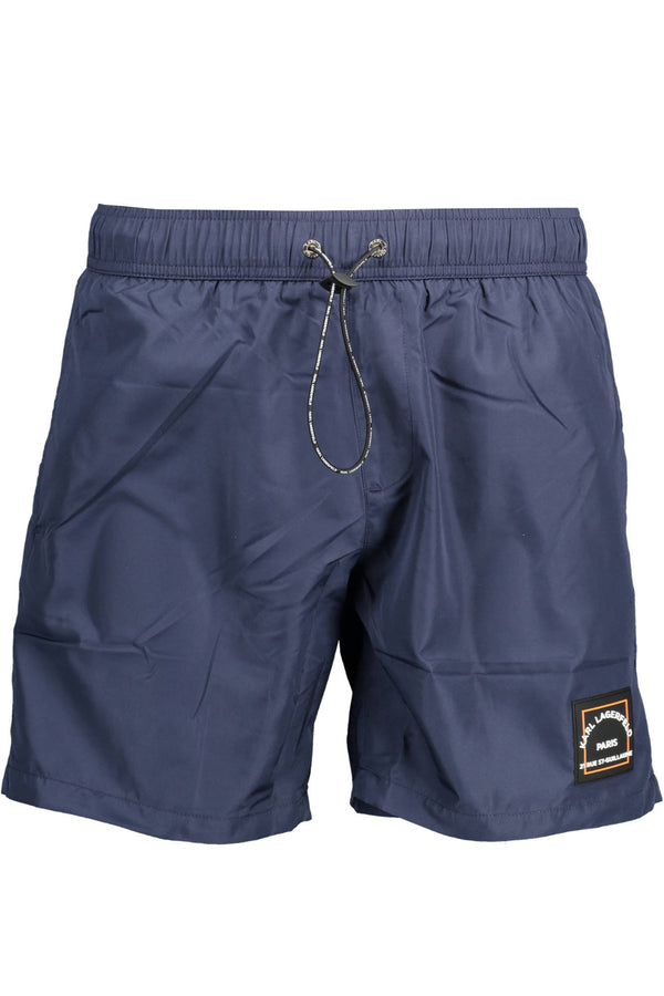 karl lagerfeld beachwear pièces de costume sous l&#39;homme bleu