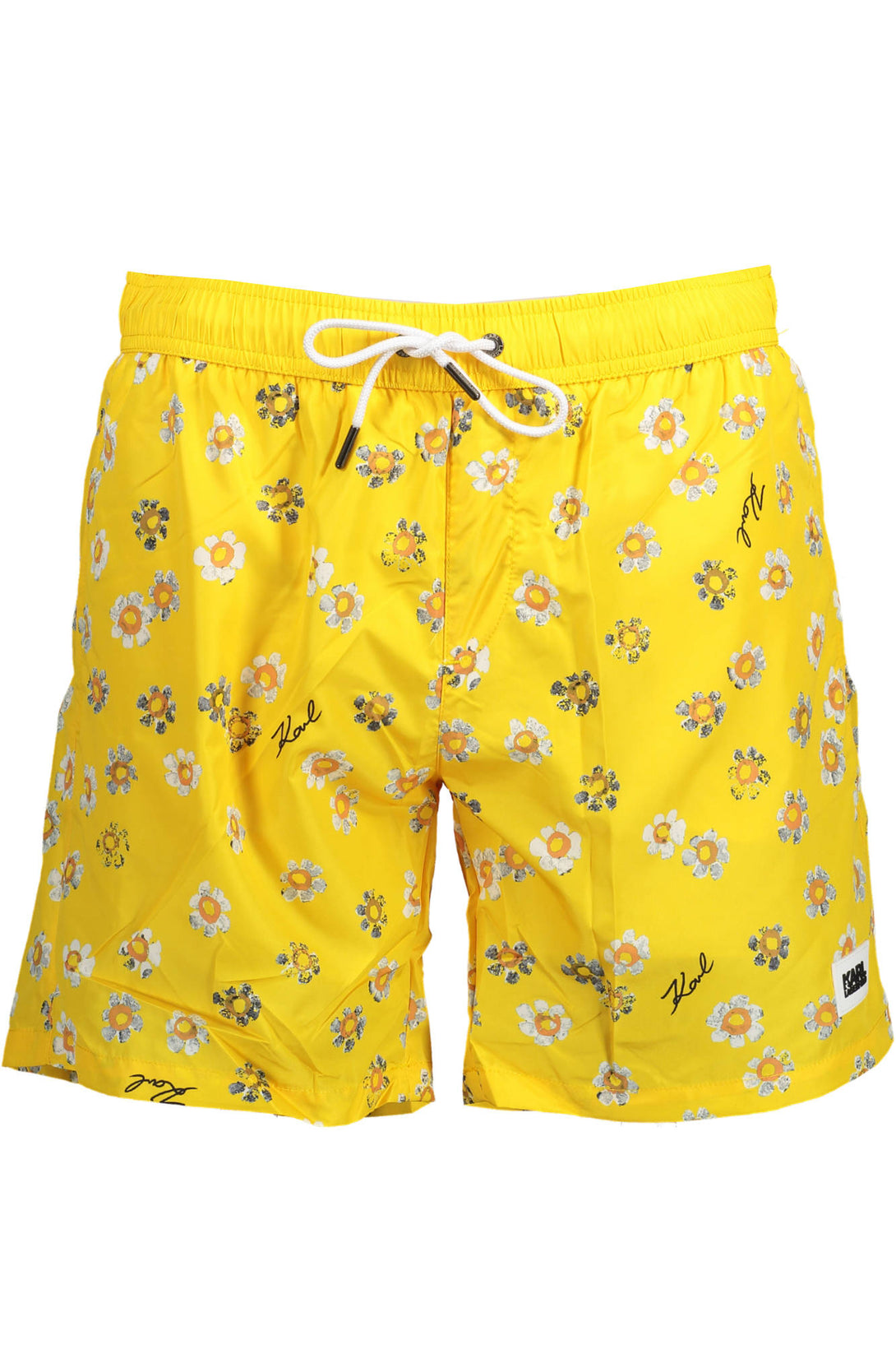 karl lagerfeld beachwear pièces de maillot de bain sous l&#39;homme jaune