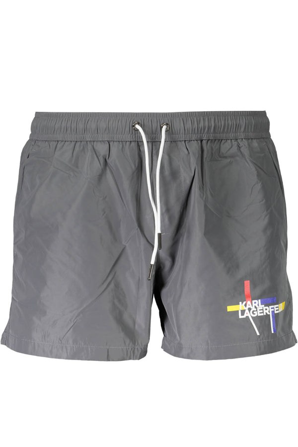 Karl Lagerfeld Beachwear Beachwear Homme Gris - stylesgateway