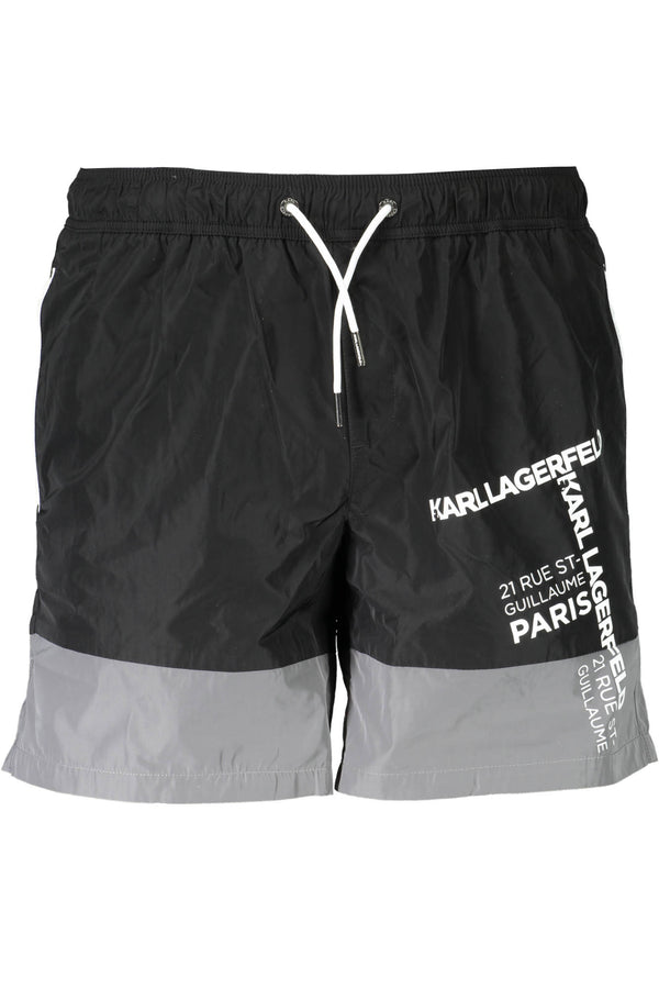 Karl Lagerfeld Beachwear Beachwear Homme Noir - stylesgateway