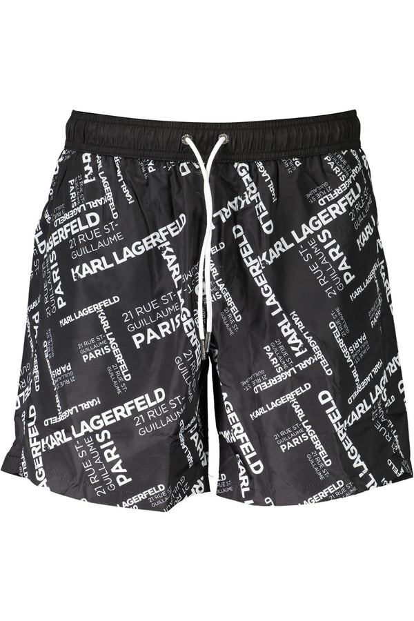 Karl Lagerfeld Beachwear Beachwear Homme Noir - stylesgateway