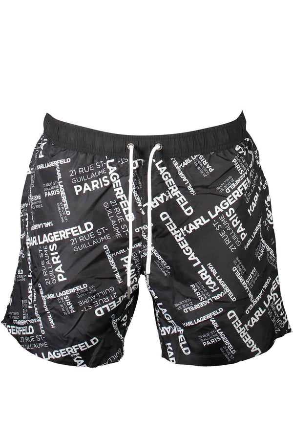 Karl Lagerfeld Beachwear Beachwear Homme Noir - stylesgateway