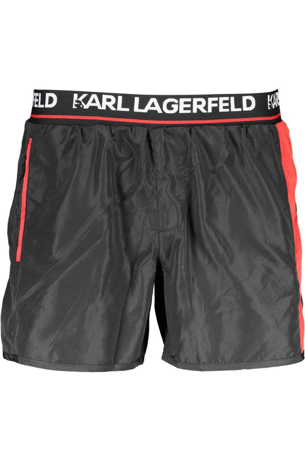 Karl Lagerfeld Beachwear Beachwear Homme Noir - stylesgateway