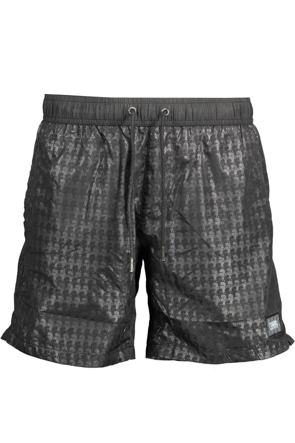 karl lagerfeld beachwear pièces de costume sous l&#39;homme noir