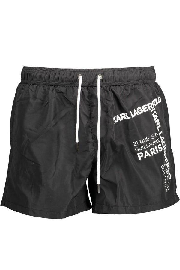 karl lagerfeld beachwear pièces de costume sous l&#39;homme noir