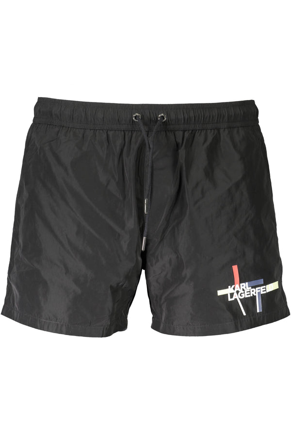 karl lagerfeld beachwear pièces de costume sous l&#39;homme noir
