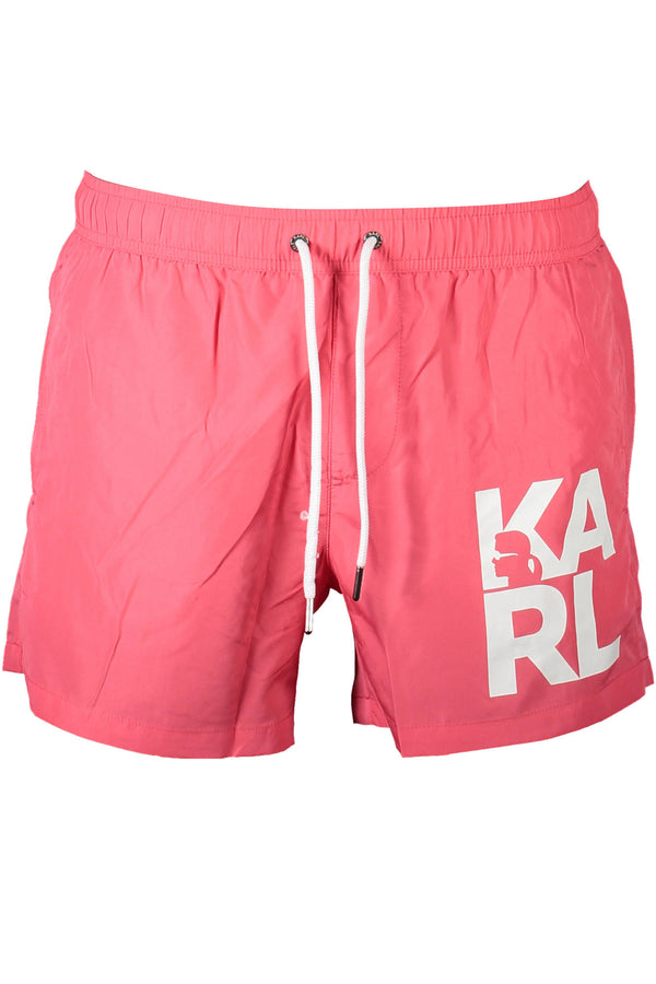 Karl Lagerfeld Beachwear Beachwear Homme Rose - stylesgateway