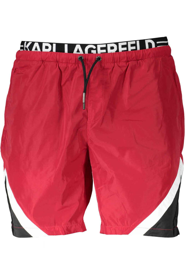 Karl Lagerfeld Beachwear Beachwear Homme Rouge - stylesgateway