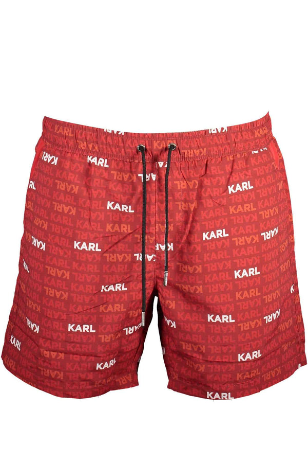 Karl Lagerfeld Beachwear Beachwear Homme Rouge - stylesgateway