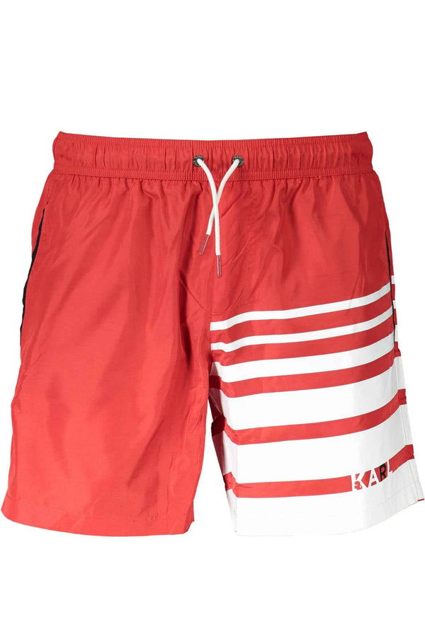 Karl Lagerfeld Beachwear Beachwear Homme Rouge - stylesgateway