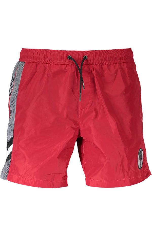 karl lagerfeld beachwear pièces de costume sous l&#39;homme rouge