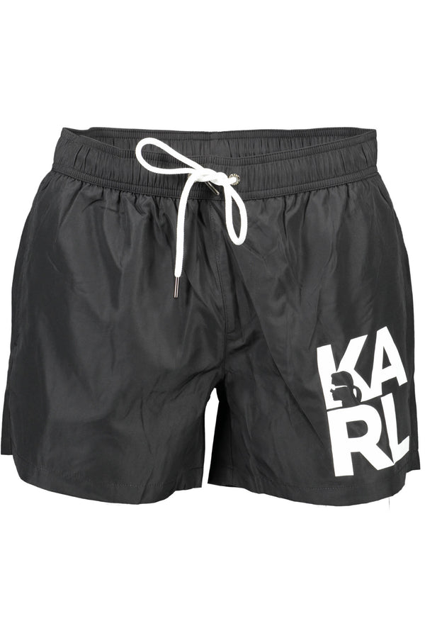 partie de maillot de bain karl lagerfeld sous l&#39;homme noir