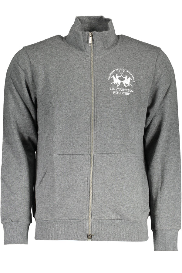 La Martina Sweatshirts Homme Gris - stylesgateway