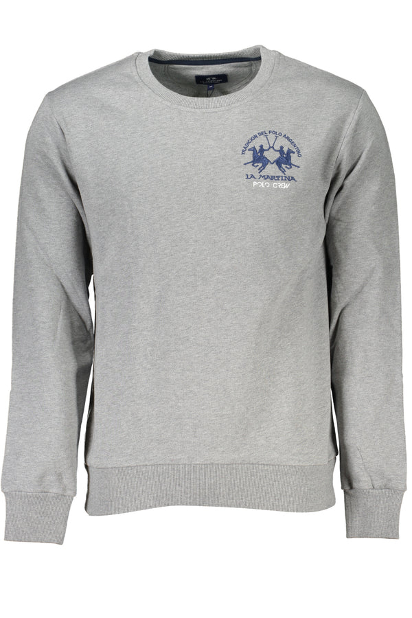 La Martina Sweatshirts Homme Gris - stylesgateway