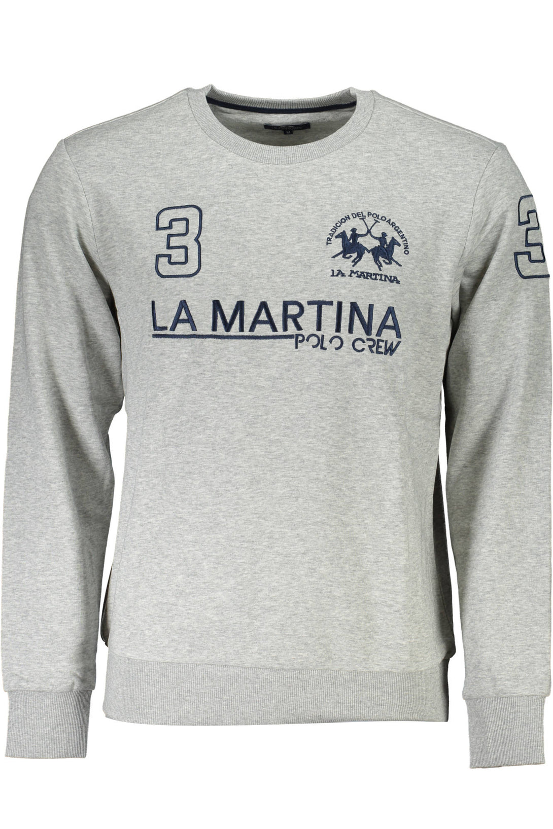 La Martina Sweatshirts Homme Gris - stylesgateway