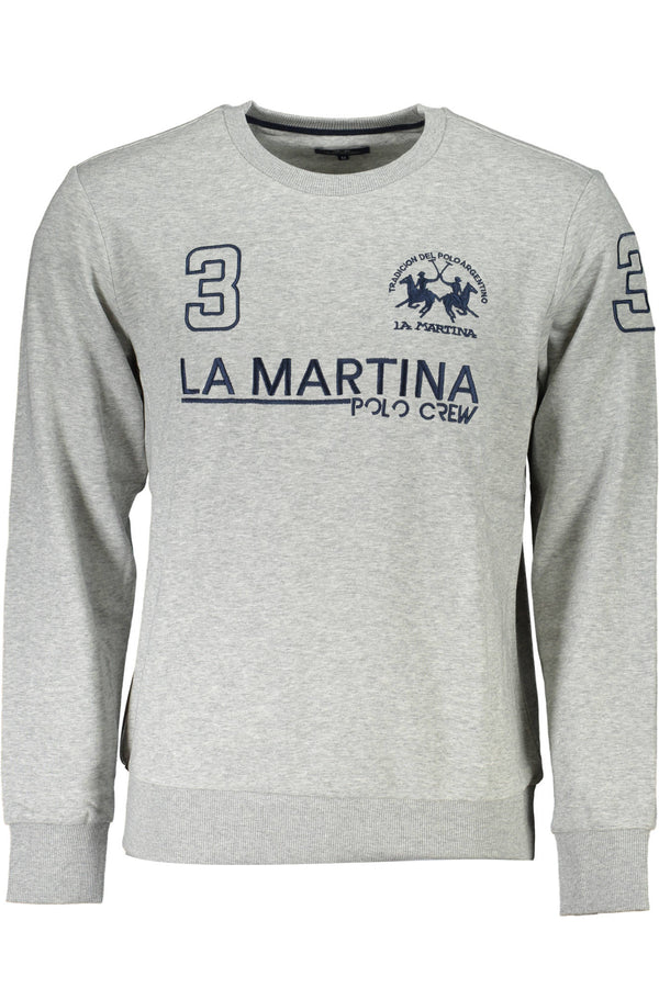 La Martina Sweatshirts Homme Gris - stylesgateway