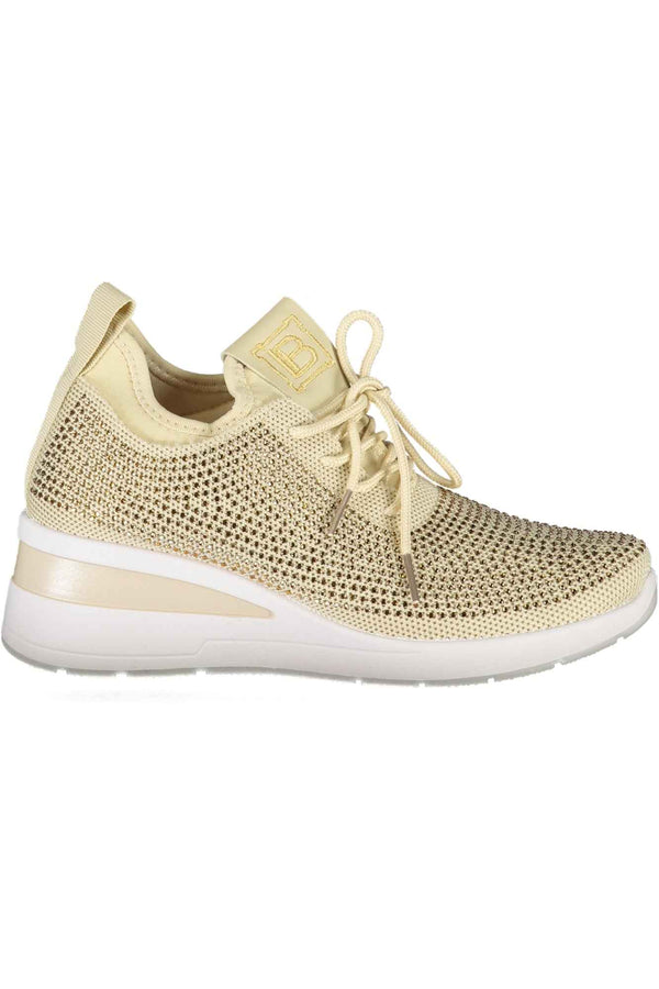 Laura Biagiotti Baskets Femme Beige - stylesgateway