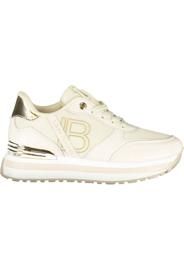 Laura Biagiotti Baskets Femme Beige - stylesgateway