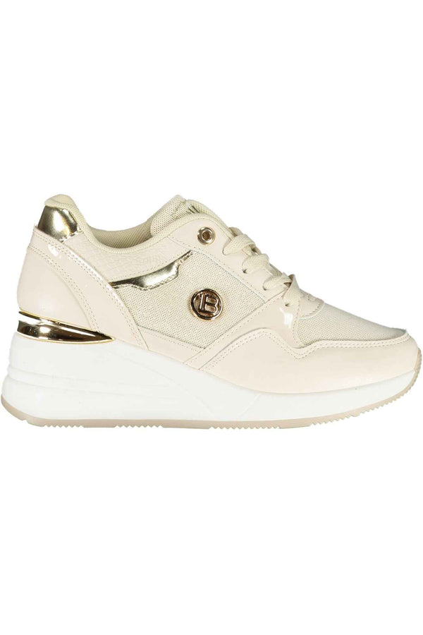 Laura Biagiotti Baskets Femme Beige - stylesgateway