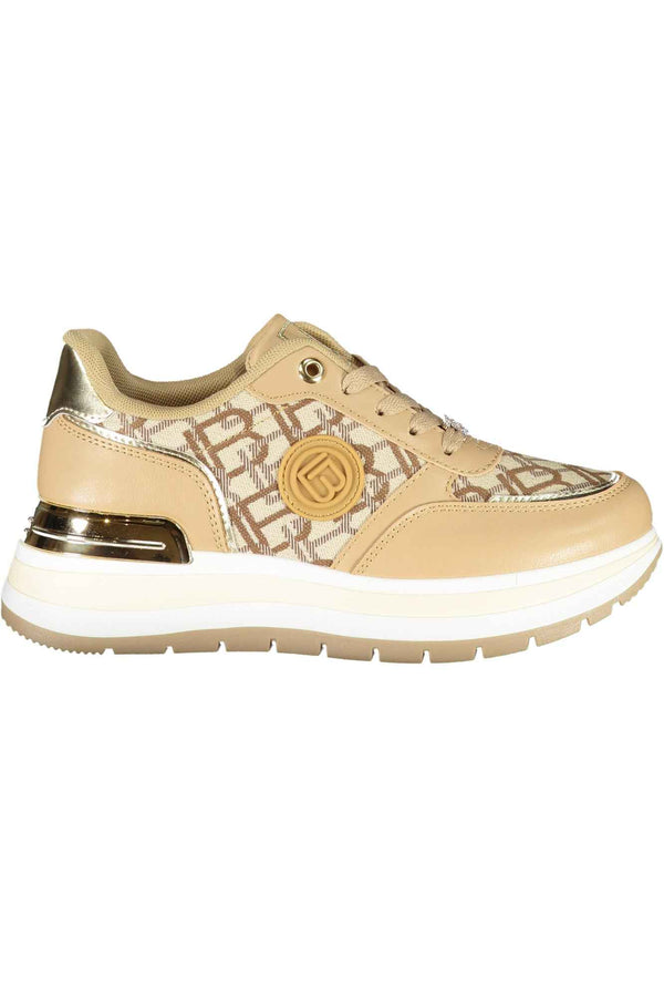 Laura Biagiotti Baskets Femme Beige - stylesgateway