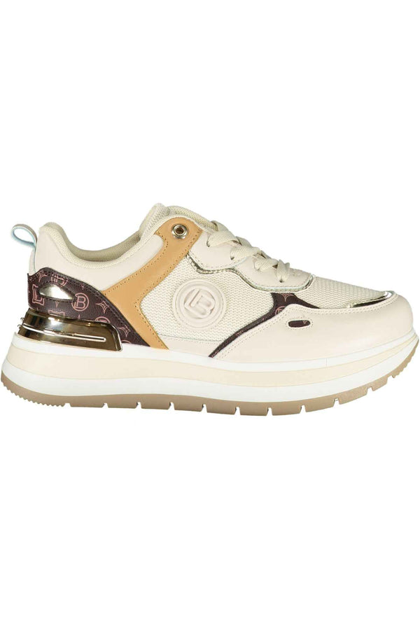 Laura Biagiotti Baskets Femme Beige - stylesgateway