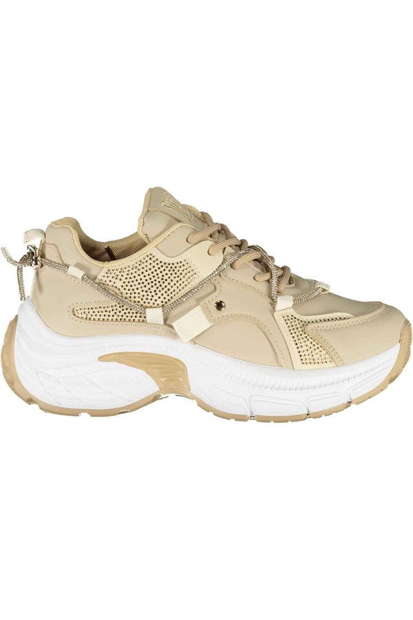 Laura Biagiotti Baskets Femme Beige - stylesgateway
