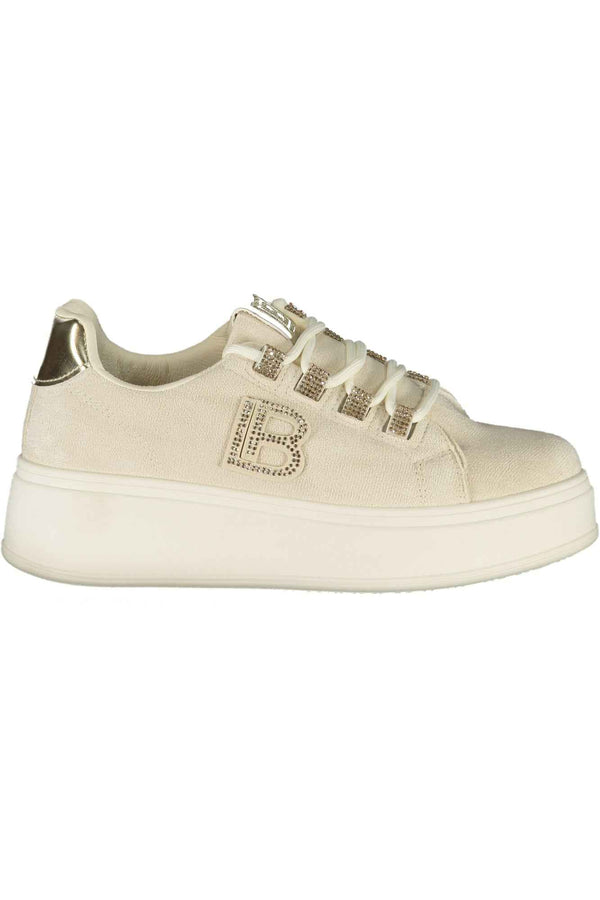 Laura Biagiotti Baskets Femme Beige - stylesgateway
