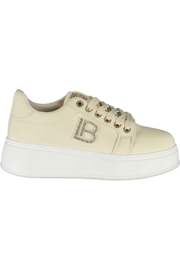 Laura Biagiotti Baskets Femme Beige - stylesgateway