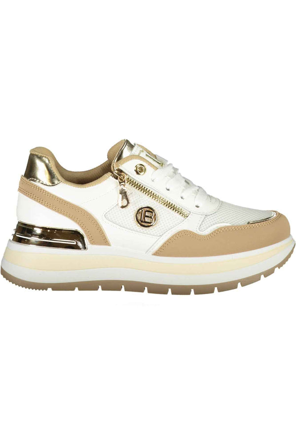 Laura Biagiotti Baskets Femme Beige - stylesgateway