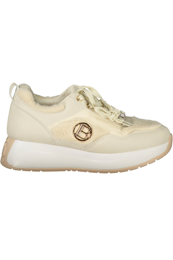 Laura Biagiotti Baskets Femme Beige - stylesgateway