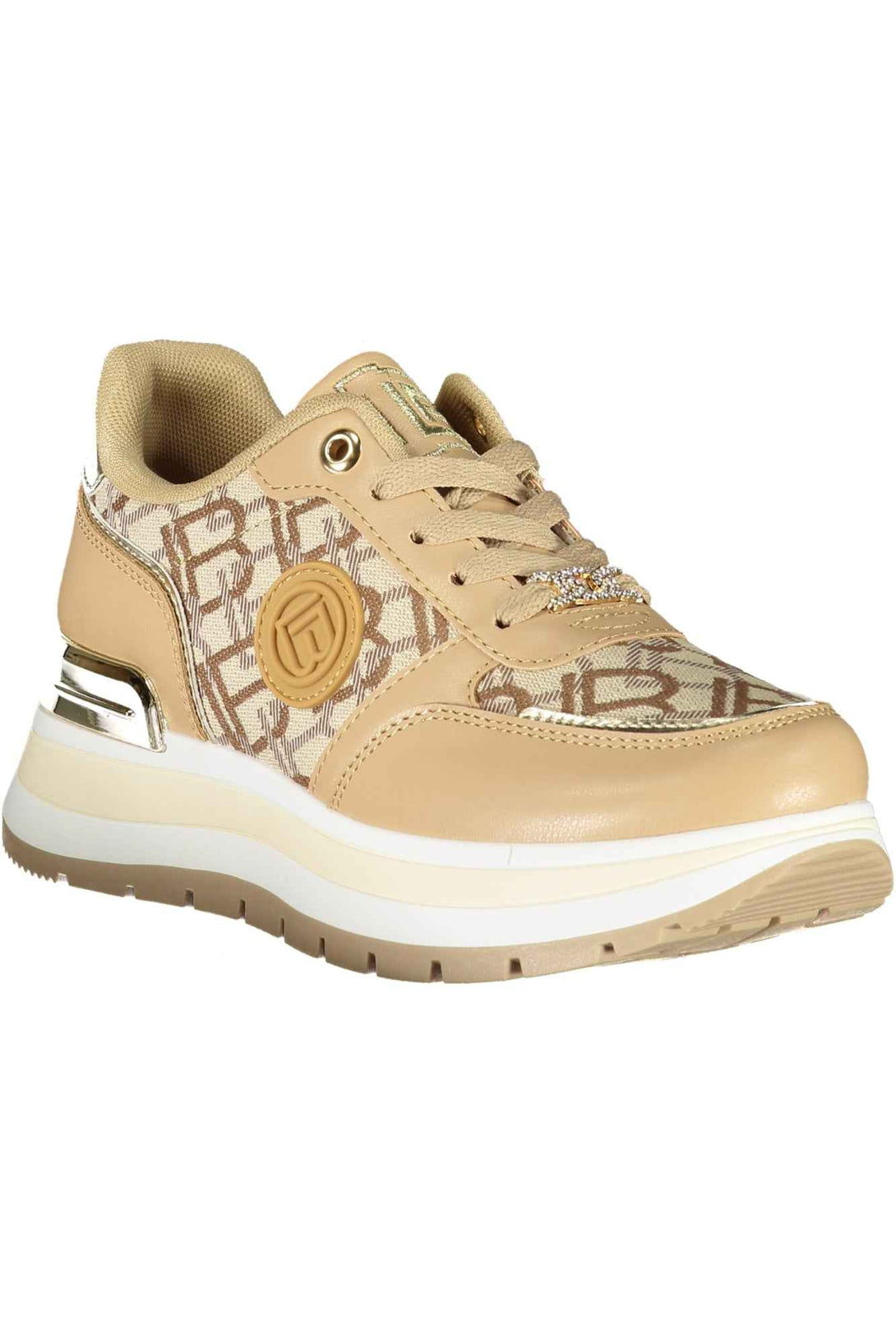 Laura Biagiotti Baskets Femme Beige - stylesgateway