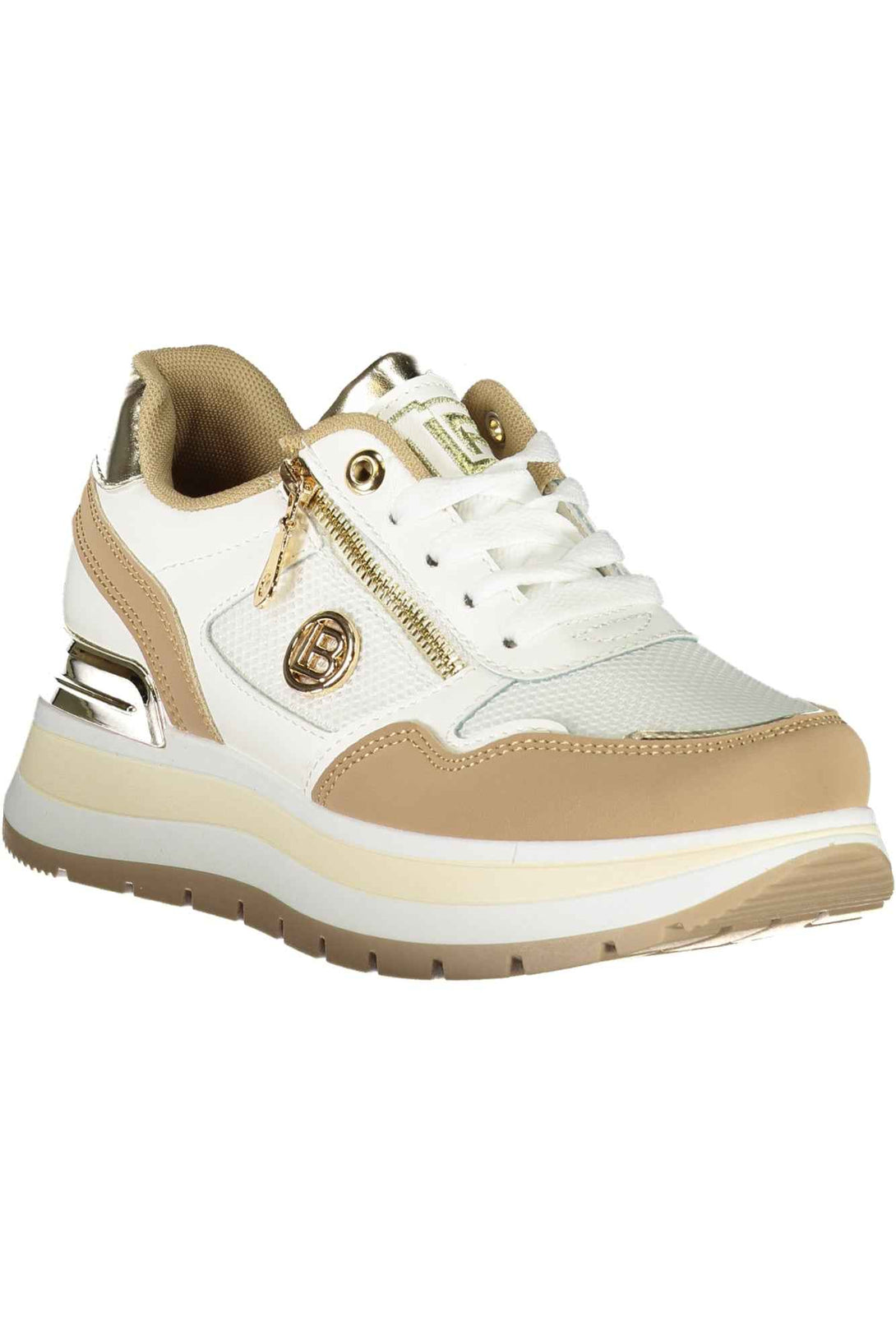 Laura Biagiotti Baskets Femme Beige - stylesgateway