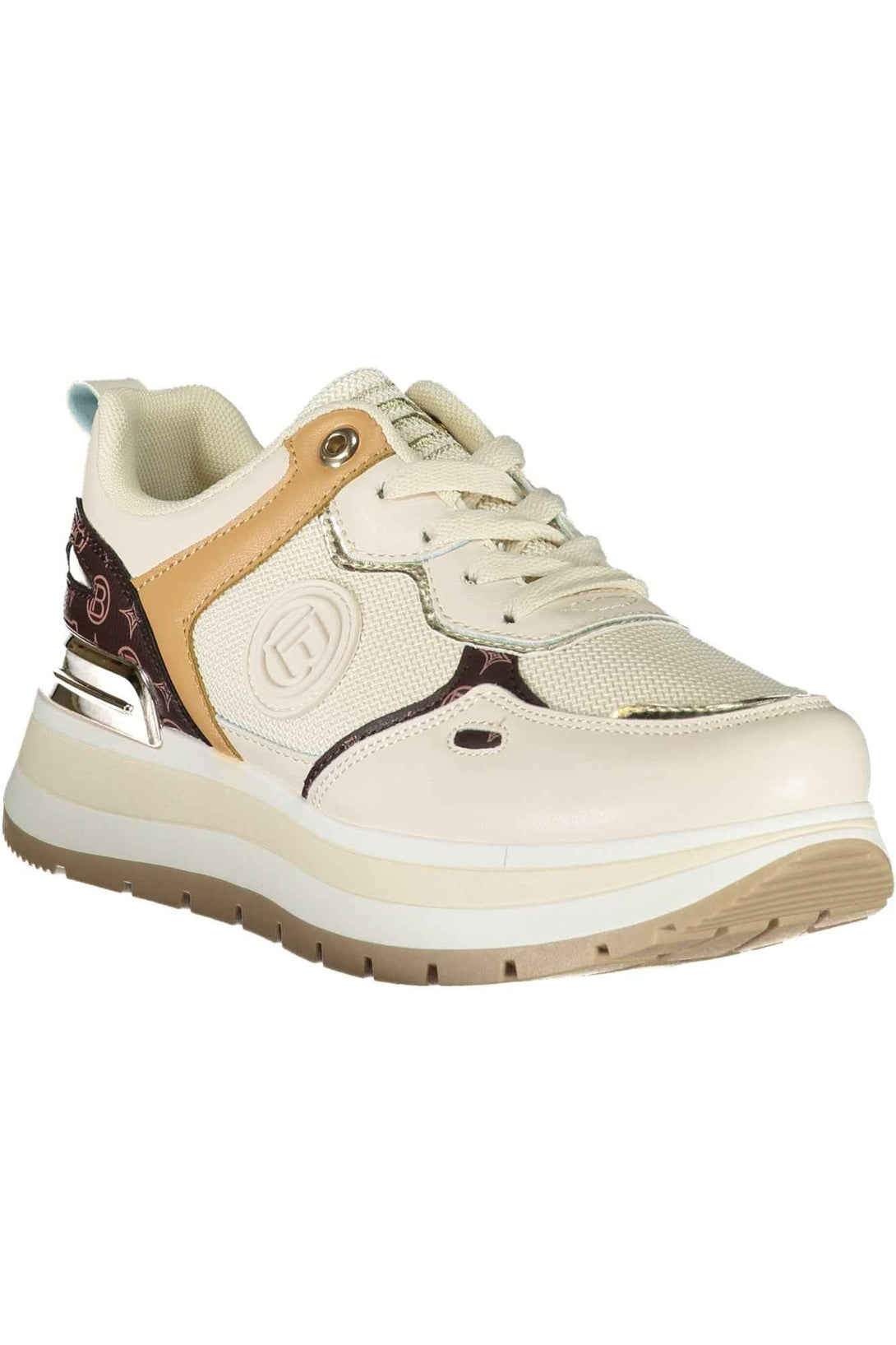 Laura Biagiotti Baskets Femme Beige - stylesgateway