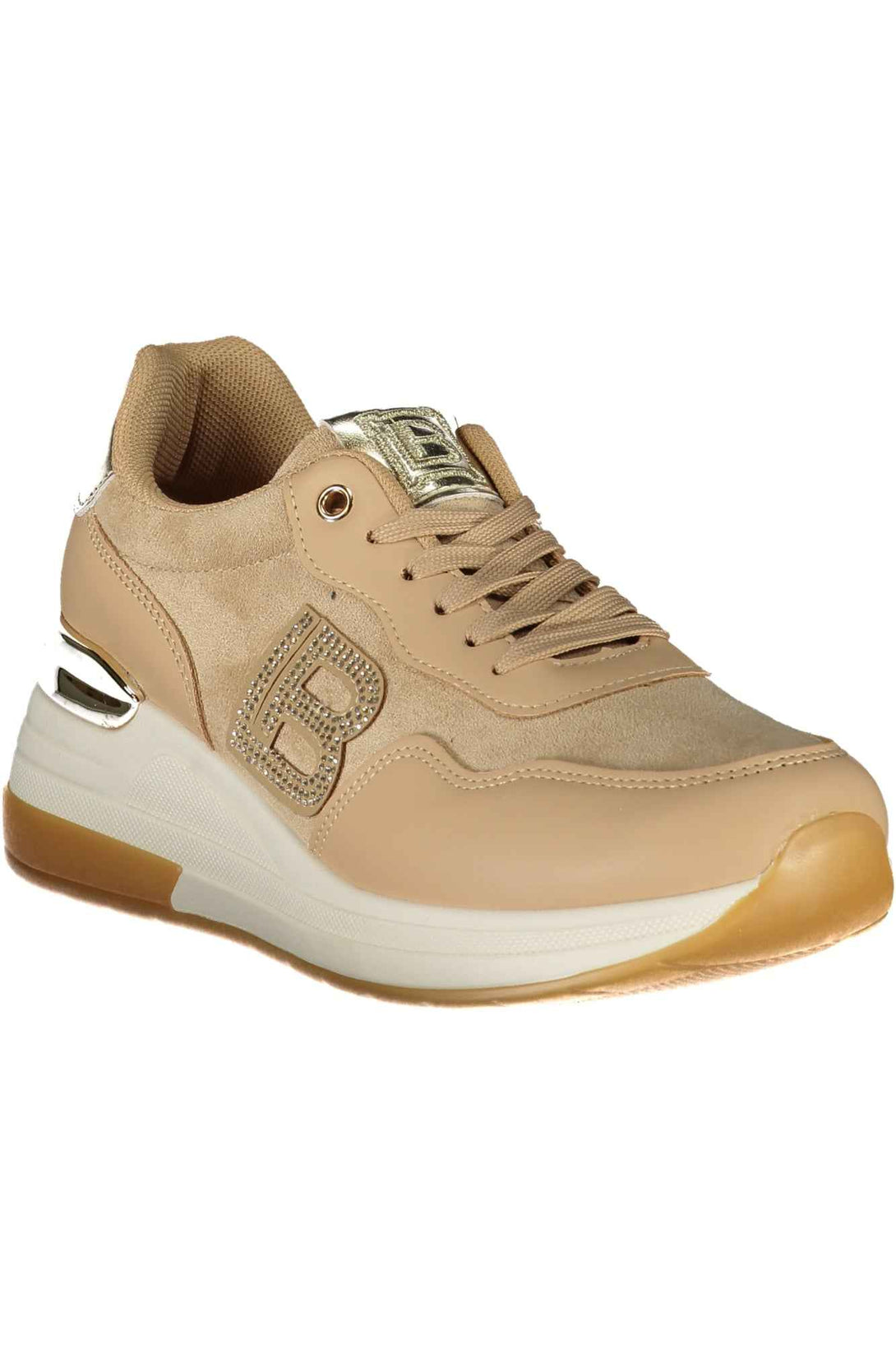 Laura Biagiotti Baskets Femme Beige - stylesgateway