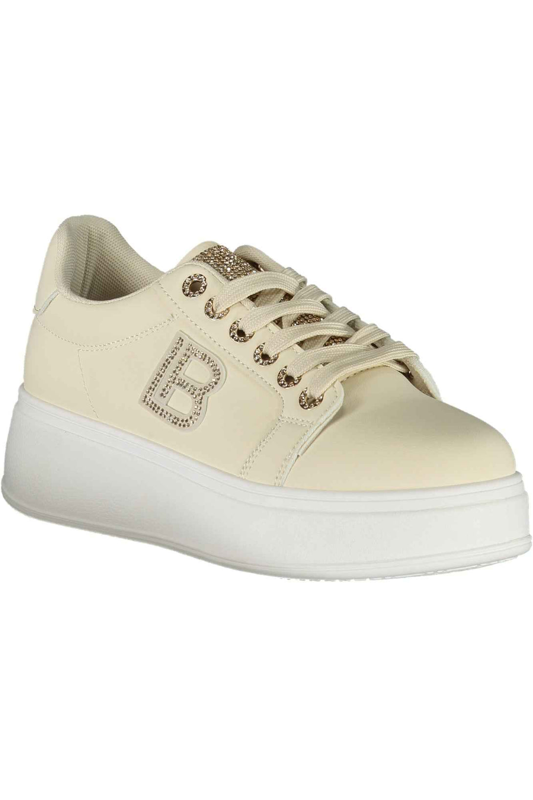 Laura Biagiotti Baskets Femme Beige - stylesgateway