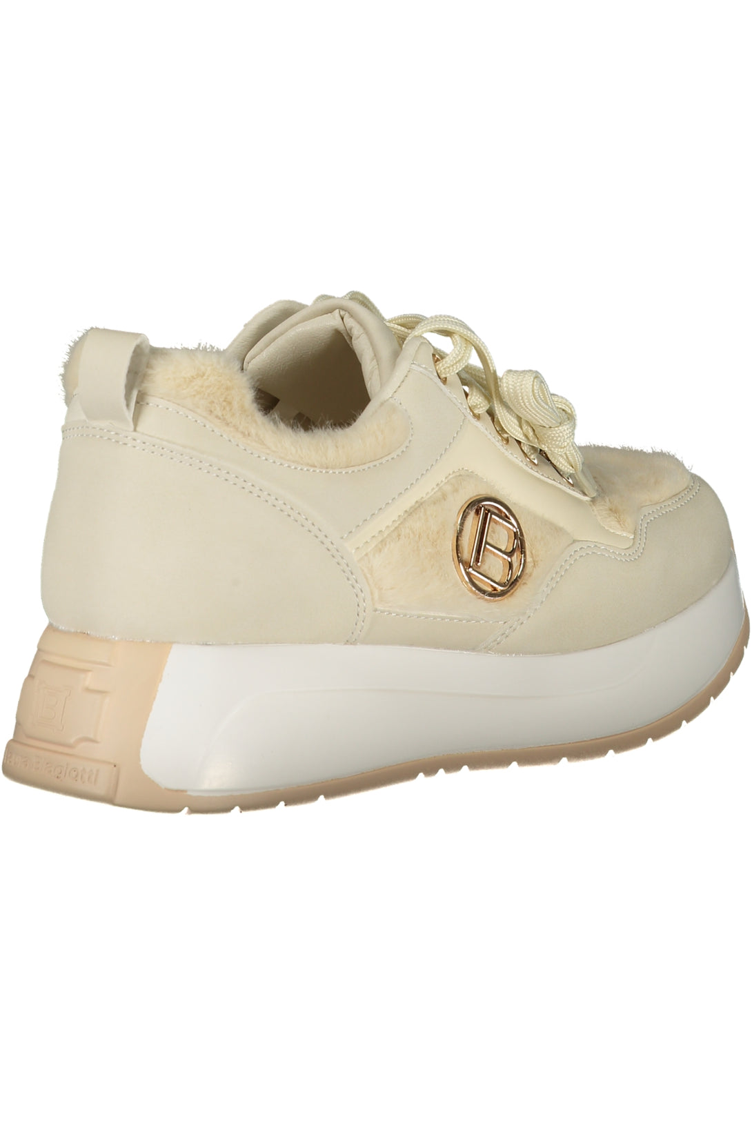 Laura Biagiotti Baskets Femme Beige - stylesgateway