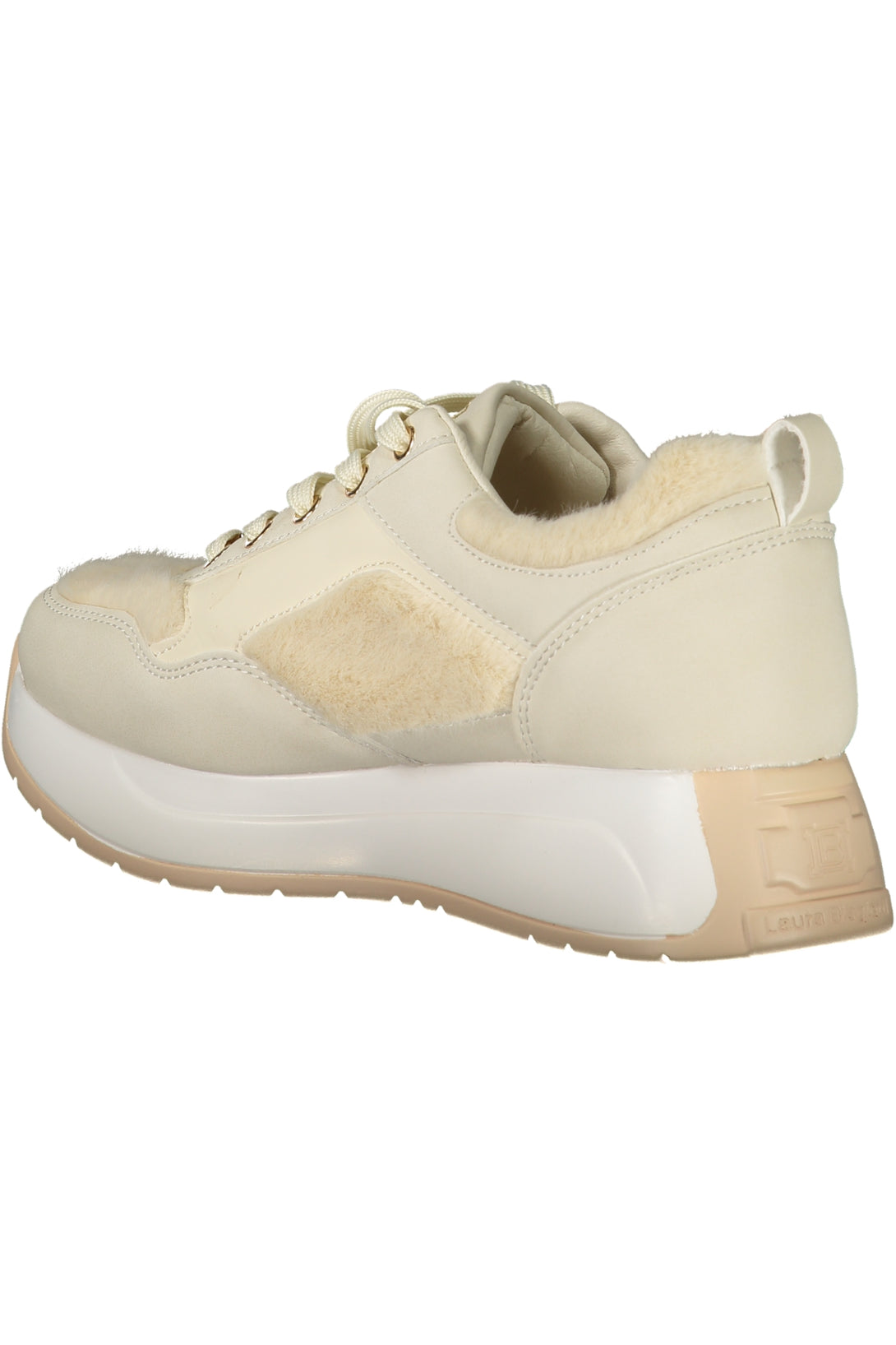 Laura Biagiotti Baskets Femme Beige - stylesgateway